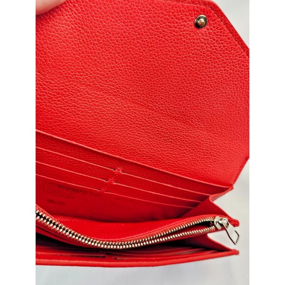 LOUIS VUITTON Sarah Wallet NM Yayoi Kusama Polka Dots Taurillon Leather - Picture 5 of 12